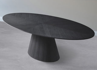 Gavin Black Dining Table, Black