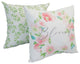 Spun Polyester 17" Double-Sided Outdoor Throw Pillows, Set of 4, Bloom