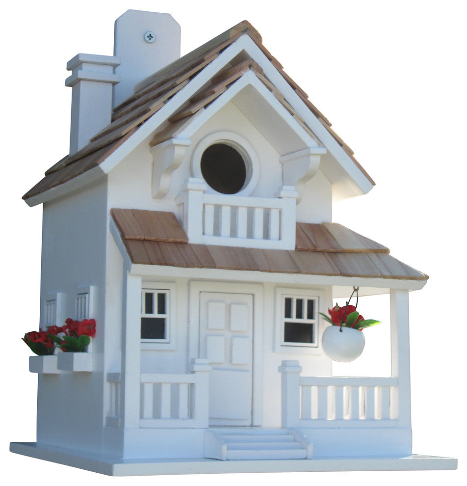 Backyard Bird Cottage, White