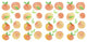 Sweet Peaches Peel And Stick Wall Decals
