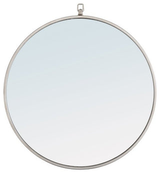 Contemporary Silver Vanity Mirror