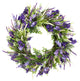 Lavender and Foliage Artificial Spring Wreath 24"