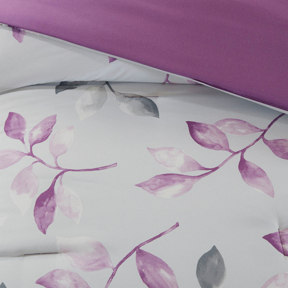 Madison Park Essentials Lafael 9 Piece Comforter Set With Cotton Bed Sheets