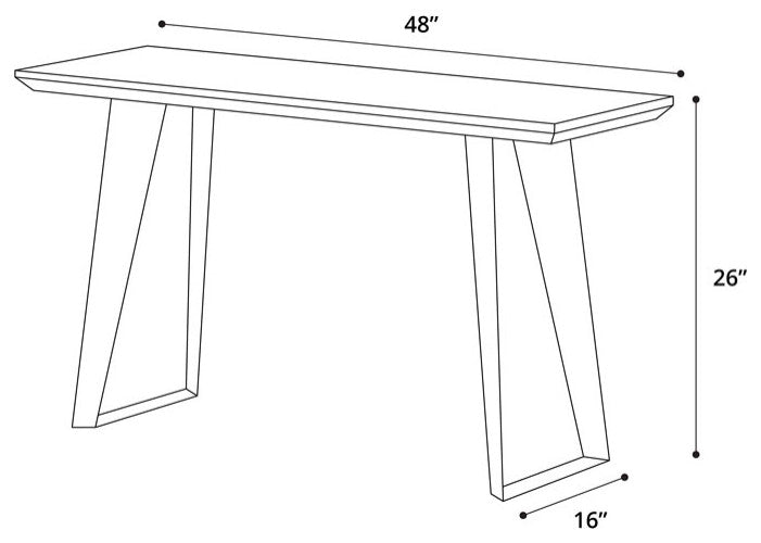 Amsterdam Desk Return, Gray Concrete