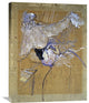"Au Lit" Stretched Canvas Giclee by Henri Toulouse-Lautrec, 23"x30"