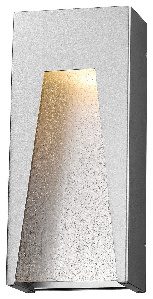 Millenial Collection 1 Light Outdoor Wall Light in Silver Finish