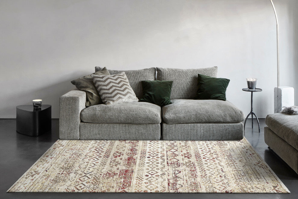 Dynamic Rugs Oxford Area Rug, Cream/Multi, 3.11x5.7