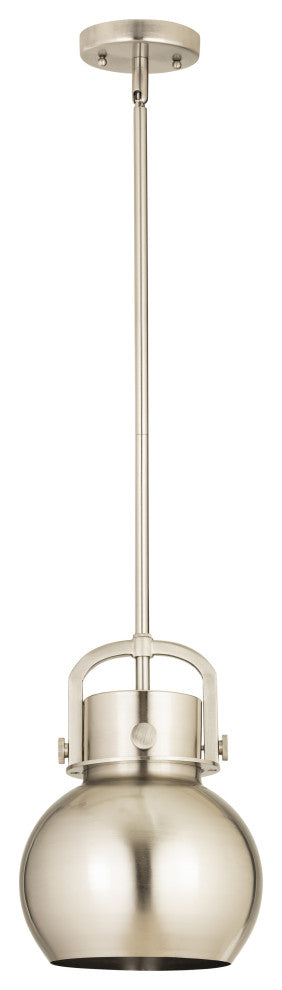 Innovations 710-1S-SN-M710-8SN-LED 1 Light Pendant, Brushed Satin Nickel