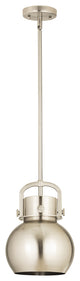 Innovations 710-1S-SN-M710-8SN-LED 1 Light Pendant, Brushed Satin Nickel