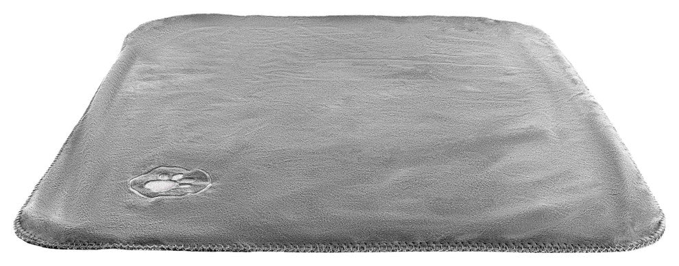 Petmaker 100% Waterproof 40"x30" Pet Lap Throw, Gray