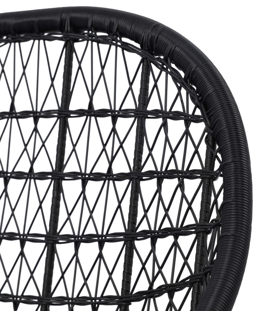 Bandera Outdoor Dining Chair Smoke Black, Grey Bronze