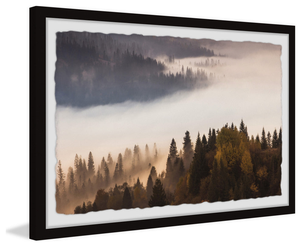 "Into the Forest" Framed Painting Print, 12x8