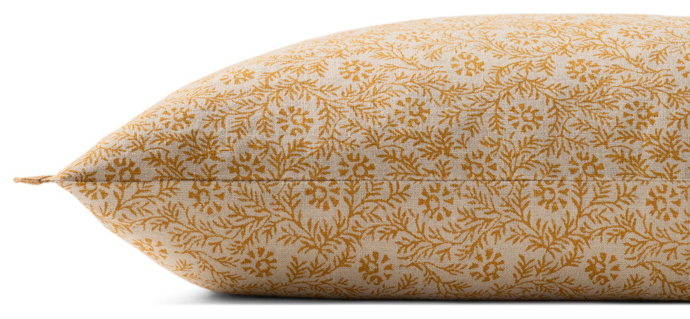 Loloi PLL0194 Yellow 12'' x 27'' Cover WithDown