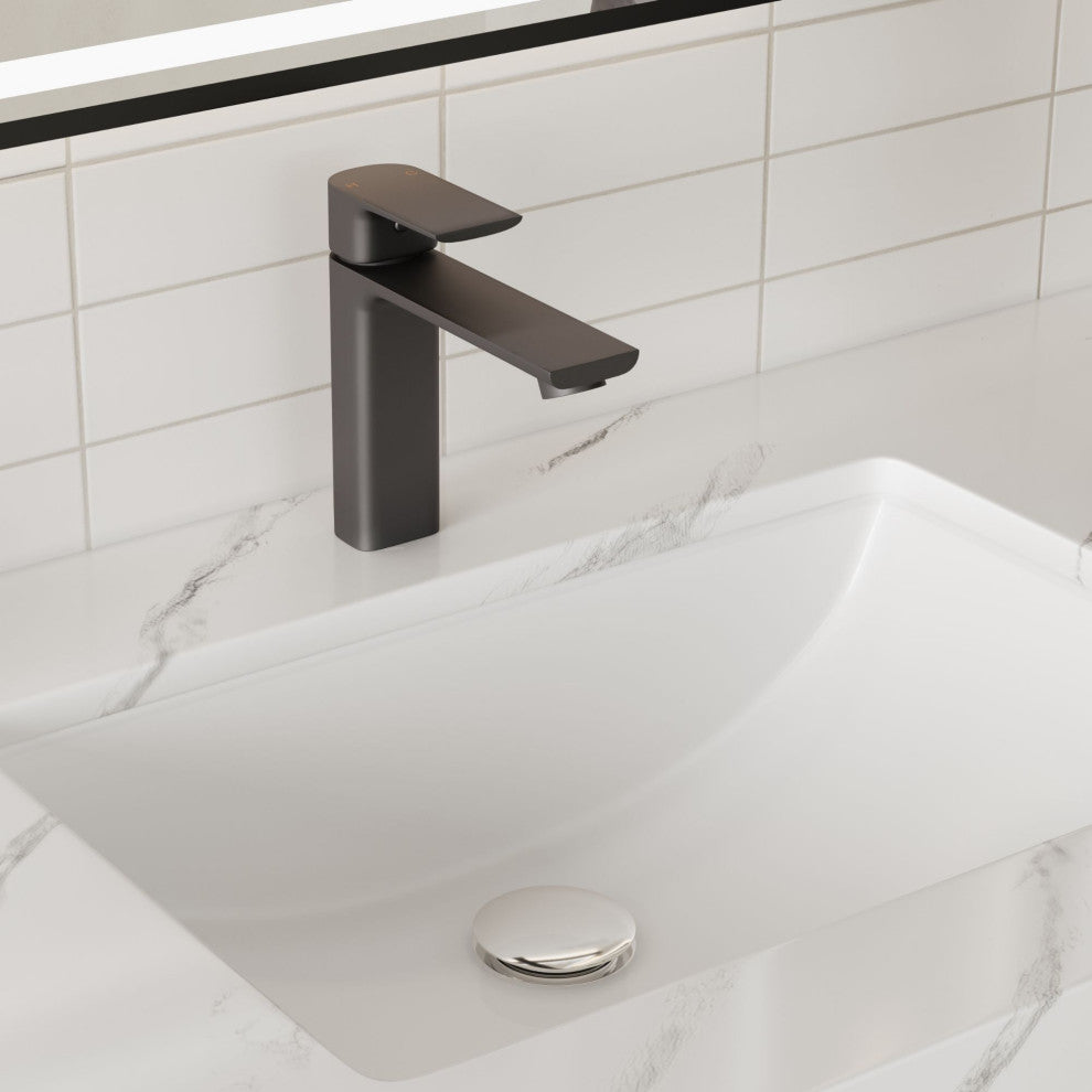 The Monolith Bathroom Vanity, Black of Night, 60", Double Sink, Wall Mount