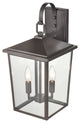 Fetterton Collection 9" 2-Light Outdoor Wall Sconce, Powder Coat Bronze