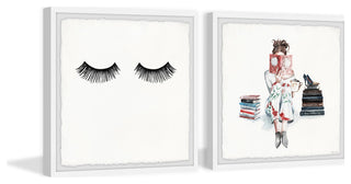Model to Be Diptych, 2-Piece Set, 18x18 Panels