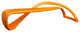 Modern Orange Mobius Bench