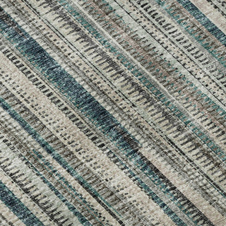 Premium Machine Washable Mayfield AMF31 Peacock 8' x 10' Rug