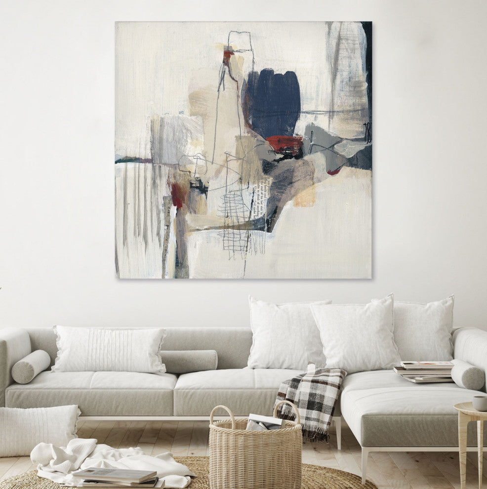 Bay Bridge I V2 - 54 x 54 by Terri Burris