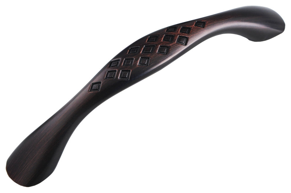 Utopia Alley Diamond Cabinet Pull, Oil Rubbed Bronze,  3.75", 5 Pack