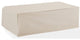Crosley Furniture Fabric Outdoor Coffee Table Cover in Cream