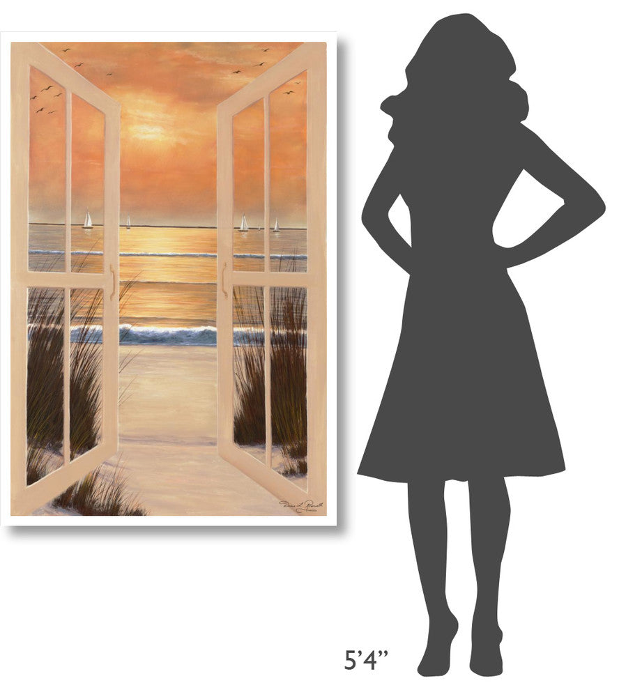 "Window Seat" Digital Paper Print by Diane Romanello, 34"x50"