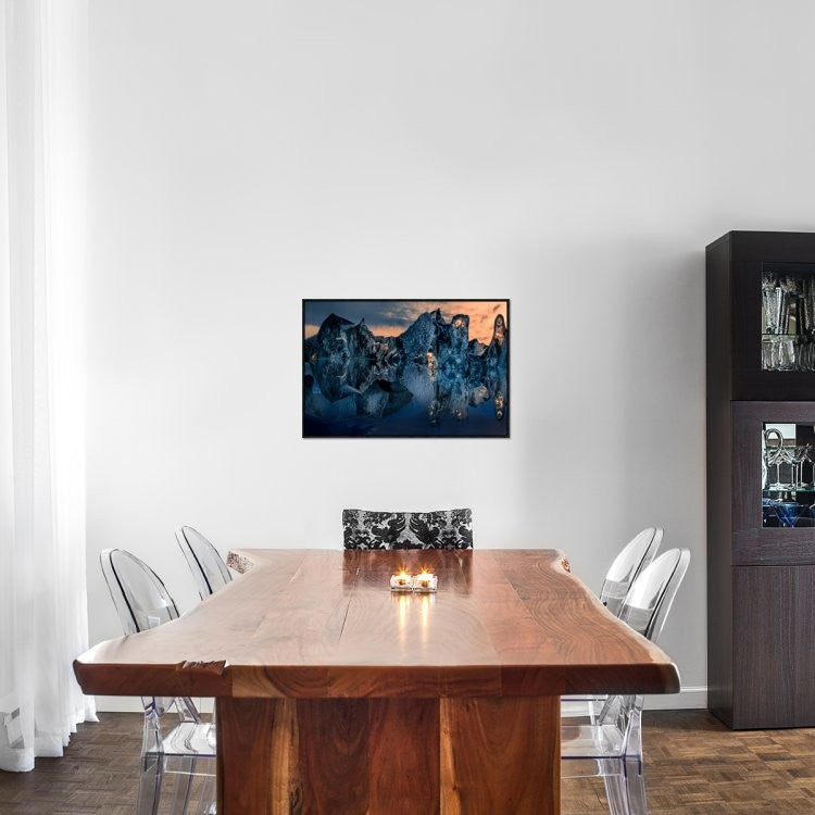 "Ja Kulsala" Framed Canvas Giclee by Jure Kravanja, 31x21"