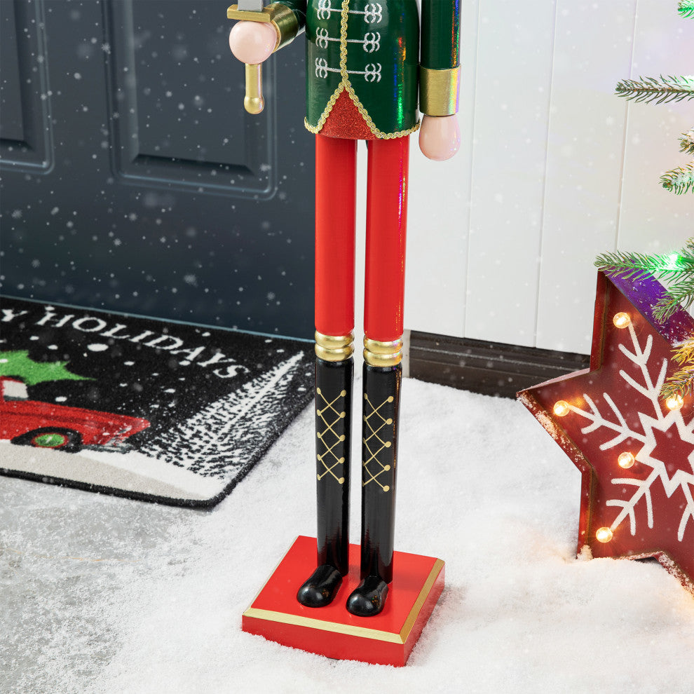 42"H Wooden Christmas Soldier Nutcracker