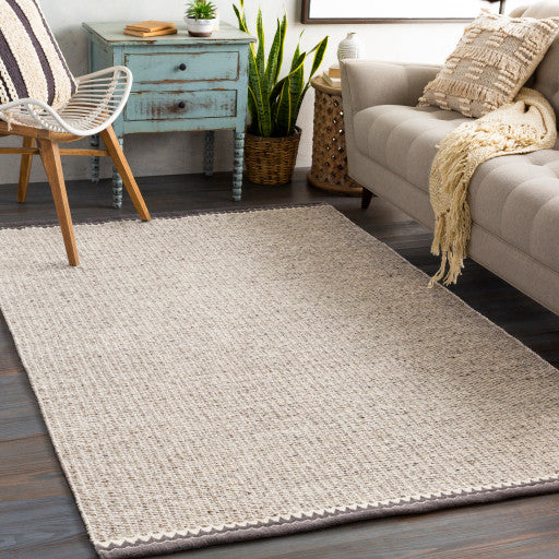Surya Retro RET-2300 2'6"x8' Rug, Light Gray/Cream/Charcoal