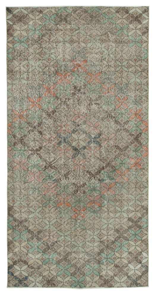 Rug N Carpet - Handmade Oriental 4' 8'' x 9' 0'' Vintage Area Rug