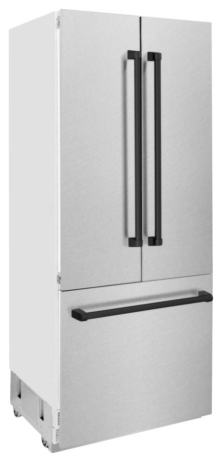 Refrigerator With Internal Water and Ice Dispenser, Durasnow RBIVZ-SN-36-MB