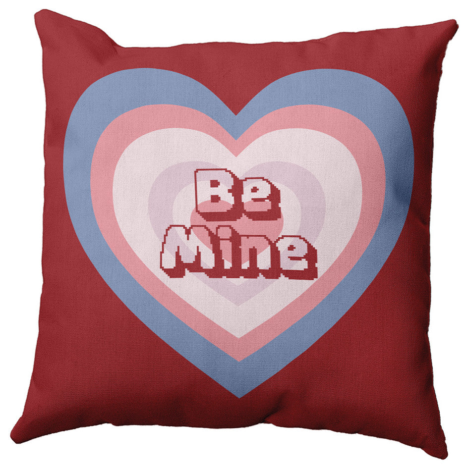 Be Mine Decorative Indoor/Outdoor Pillow, Buddah, 18"x18"
