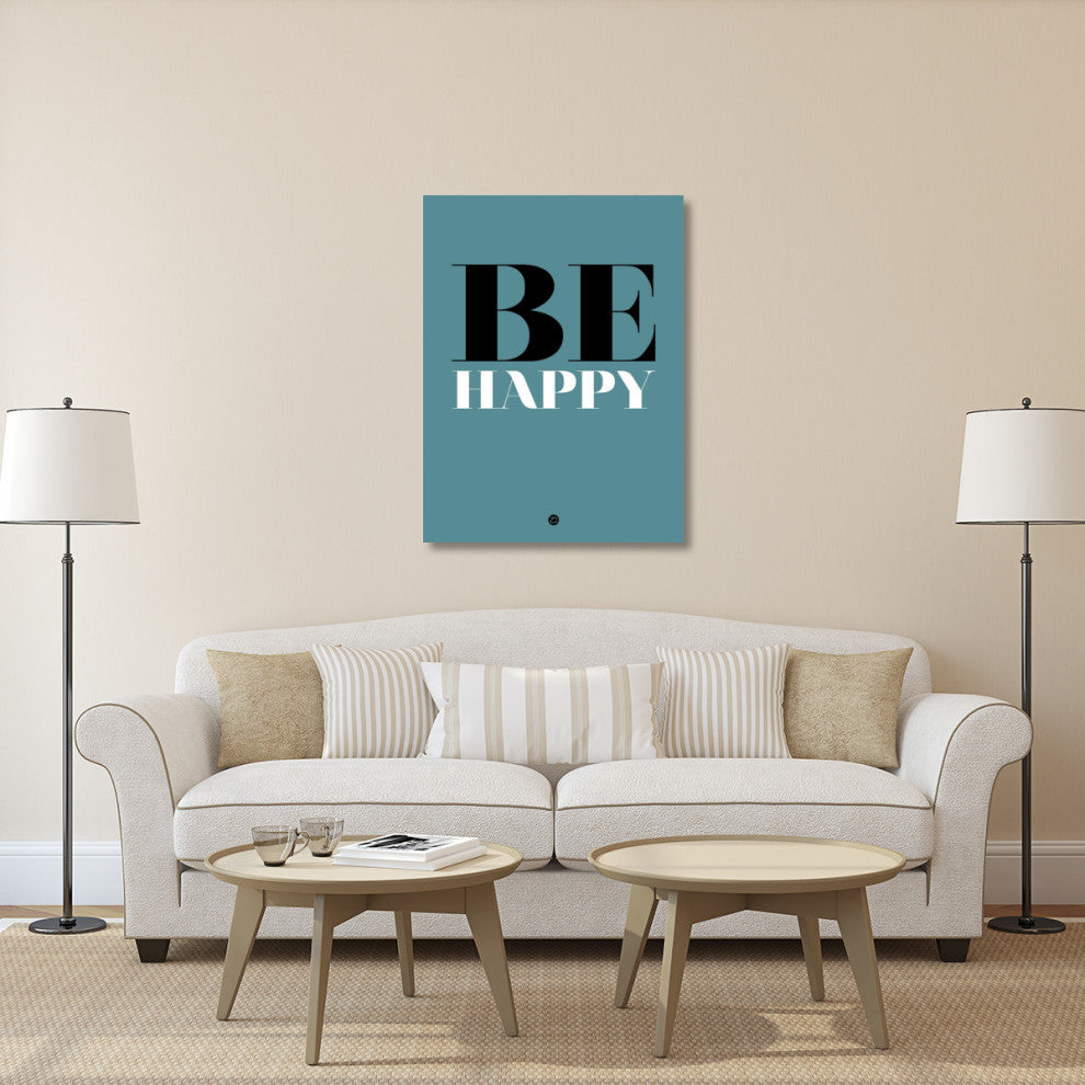 "Be Happy Poster 1" Fine Art Print