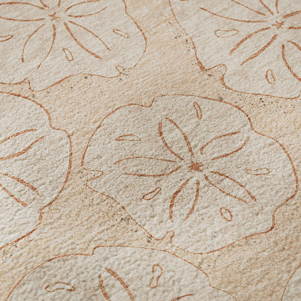 Addison Premium Washable Mayfield AMF189 Orange 1'8" x 2'6" Rug