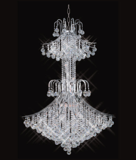 Artistry Lighting Toureg Collection Crystal Chandelier 37x53, Chrome
