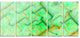 Light Green Electric Lightning, Abstract Art on Canvas, 60"x28", 5 Panels