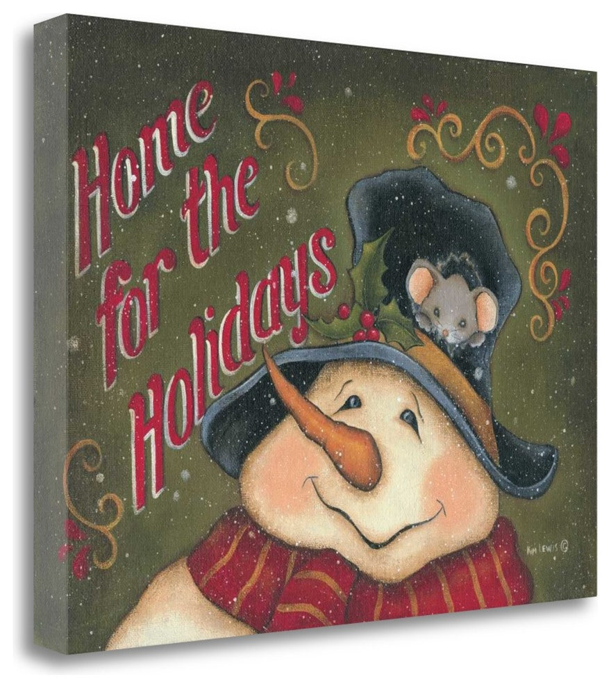 "Home For The Holidays" By Kim Lewis, Giclee Print on Gallery Wrap Canvas
