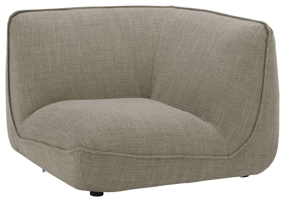 First of A Kind Zeppelin Corner Chair Speckled Pumice