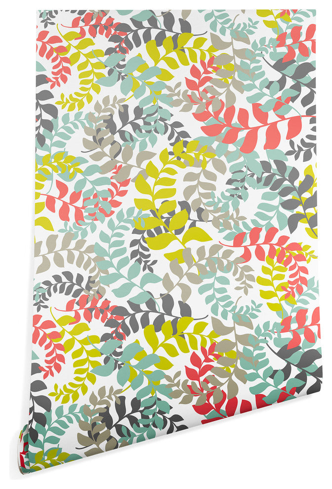 Deny Designs Heather Dutton Undertow Coral Wallpaper, Multi, 2'x10'