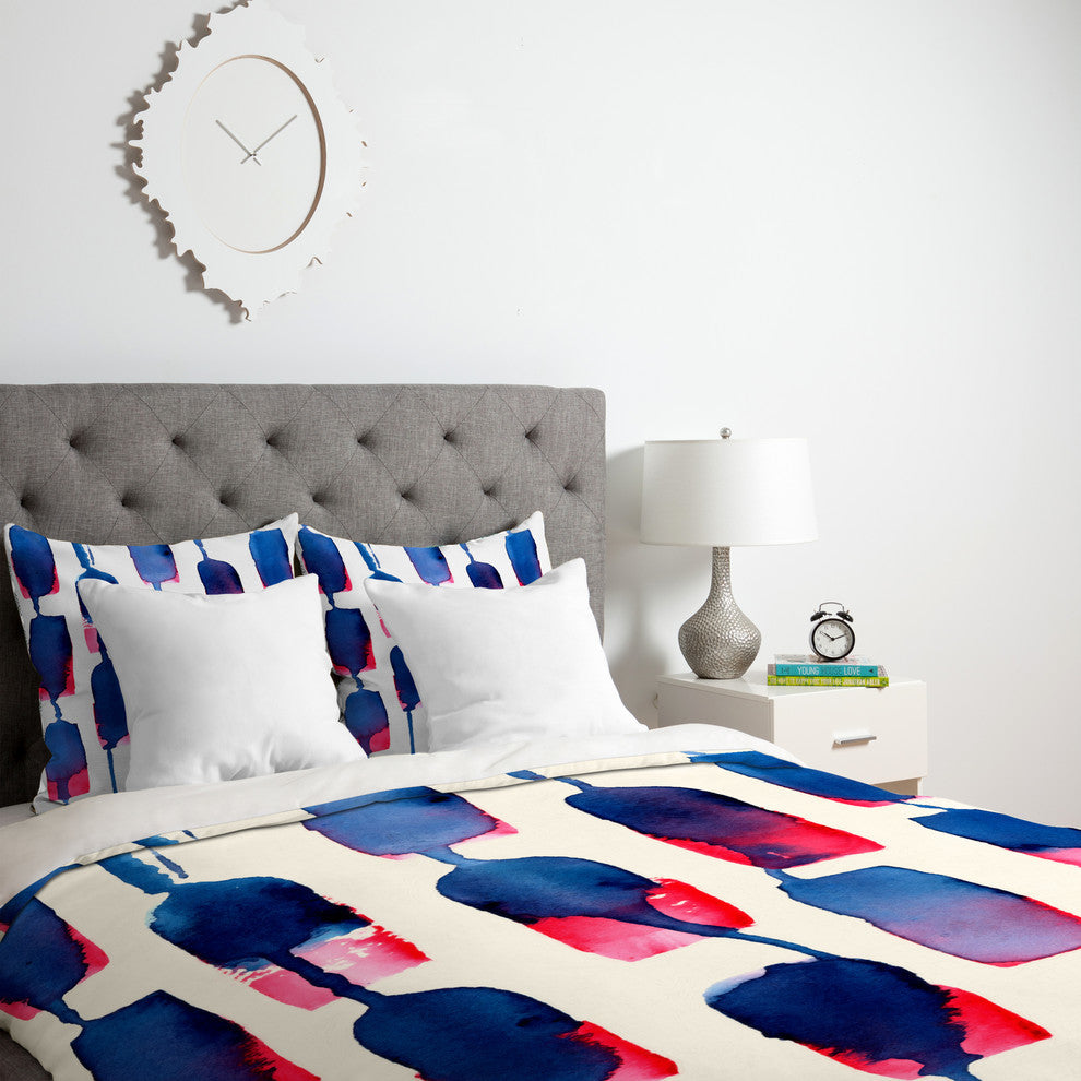 Deny Designs CMYKaren Color Run Duvet Cover - Lightweight