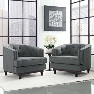 Gray Coast Armchairs Set of 2