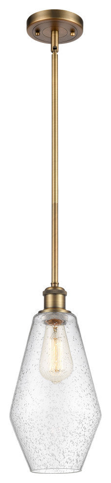 Innovations Cindyrella LED Mini Pendant 516-1S-BB-G654-7-LED, Brushed Brass