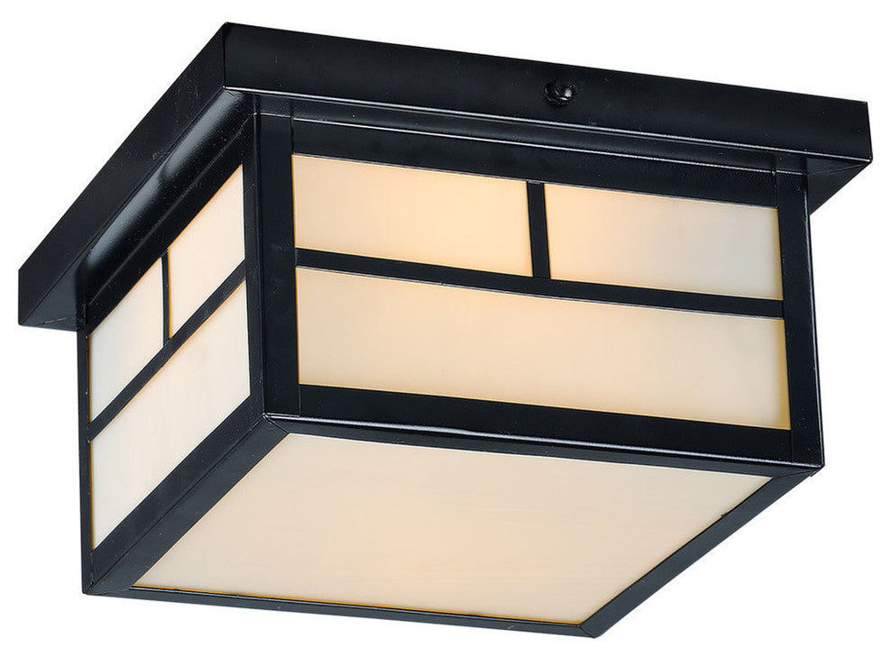 Maxim Lighting Coldwater 2-Light Outdoor Ceiling Mount, Black