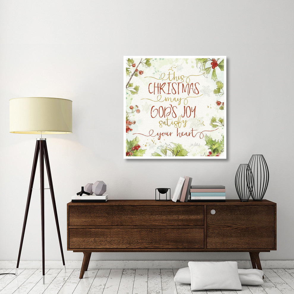 "Christmas Sentiments III" Digital Paper Print by Katie Pertiet, 42"x42"