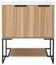 Plywood Freestanding Bathroom Vanity Set with White Ceramic Sink , Maple, 30