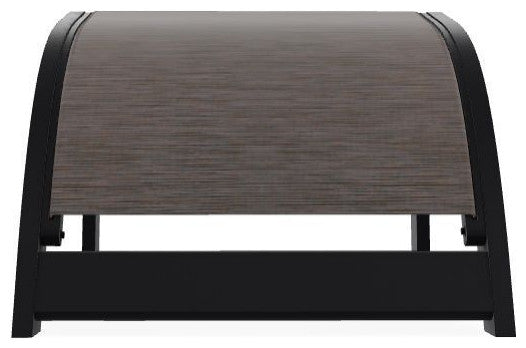 Adirondack Sling Outdoor Ottoman, James/Black