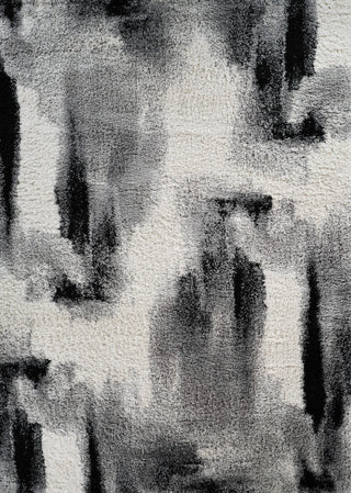 Noori Rug Shag Gordon Grey/Black Rug