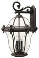 Outdoor San Clemente 4-Light, Museum Black