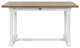 Modern Wood Counter Height Kitchen Dining Table, Brown