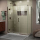 Unidoor-x 36"x30.38" Shower Enclosure, Oil Rubbed Bronze